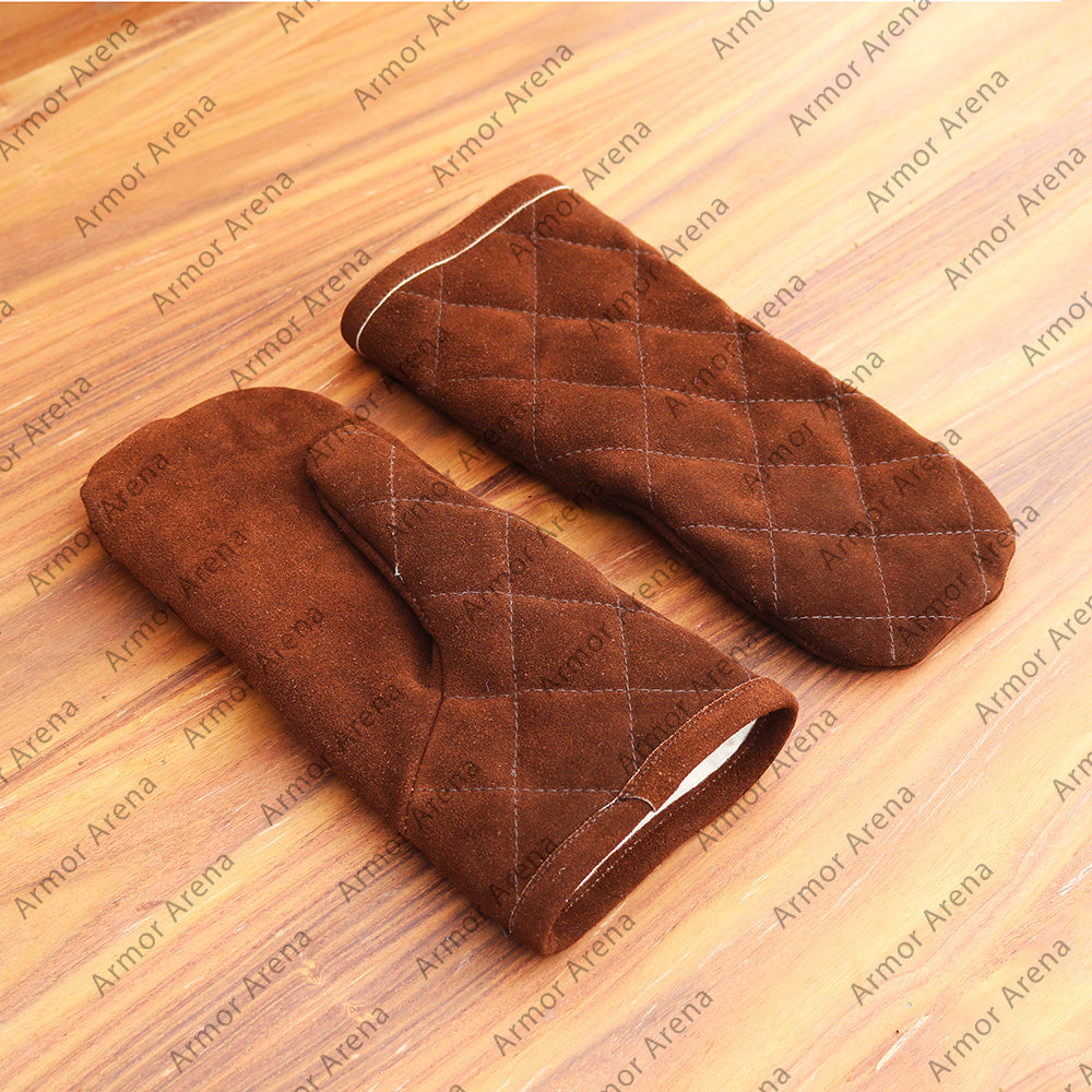 Medieval Suede Mittens