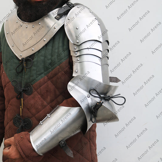 German Style Point Tied Arm Armor 1460-1500