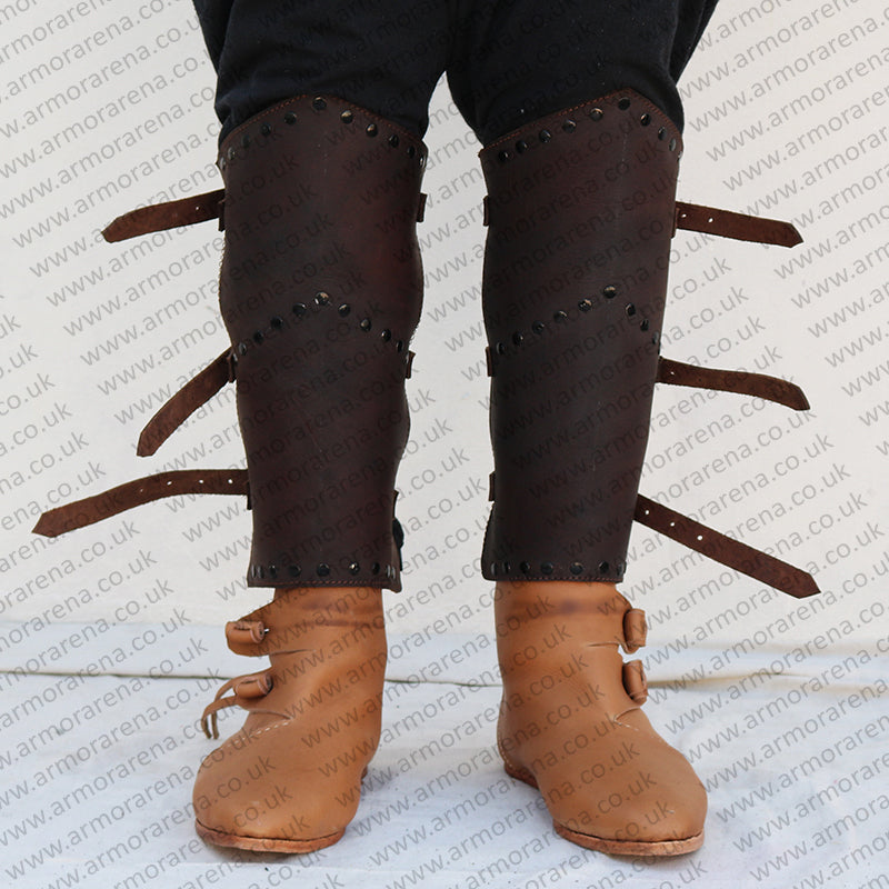 Boromir Leather Greaves