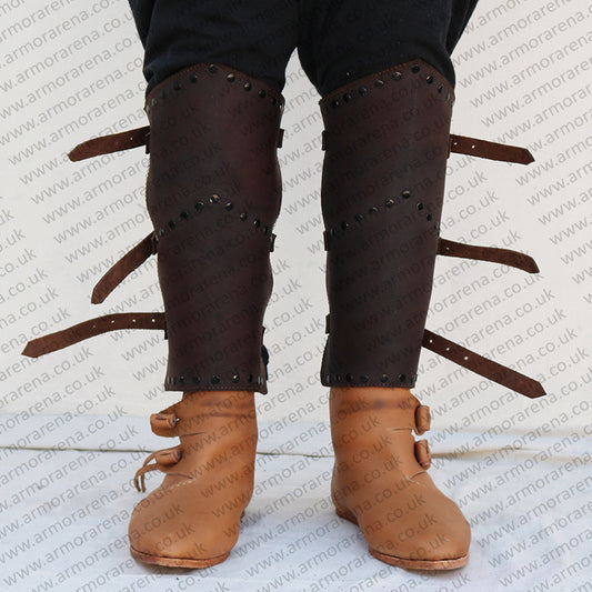 Boromir Leather Greaves