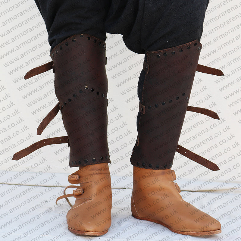 Boromir Leather Greaves