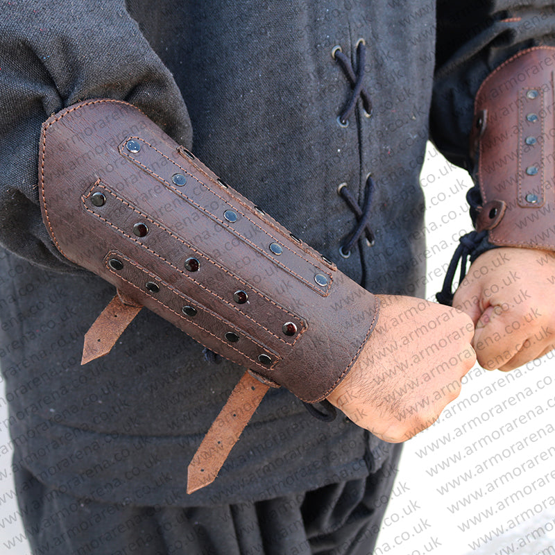 Combat Leather Bracers
