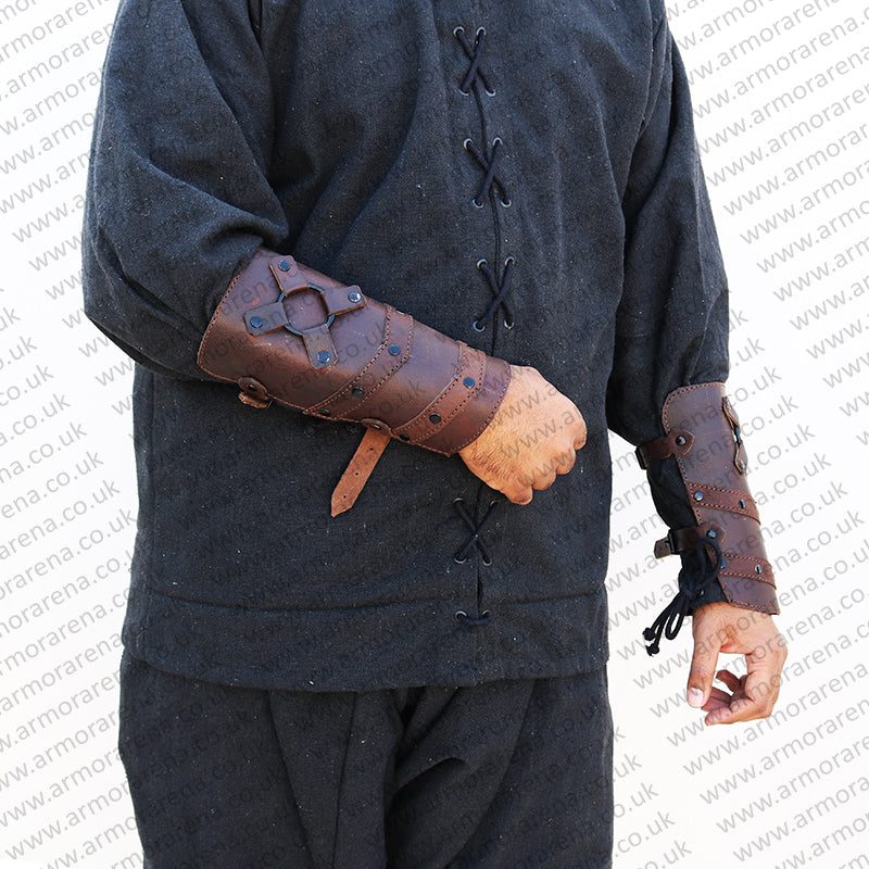 Conan Barbarian Leather Bracers