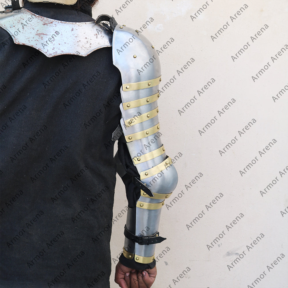 Knight Plate Arms and Shoulders Of 14th Century
