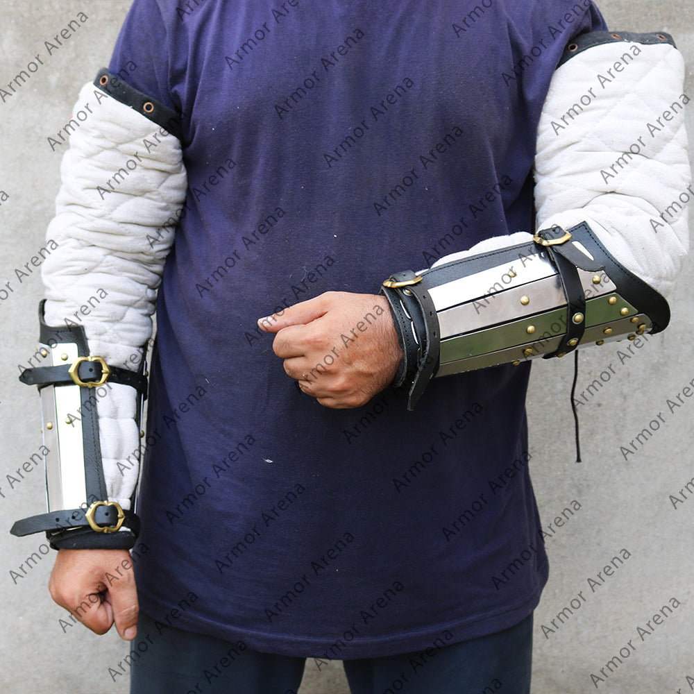 14th Century Splinted Bracers Armor