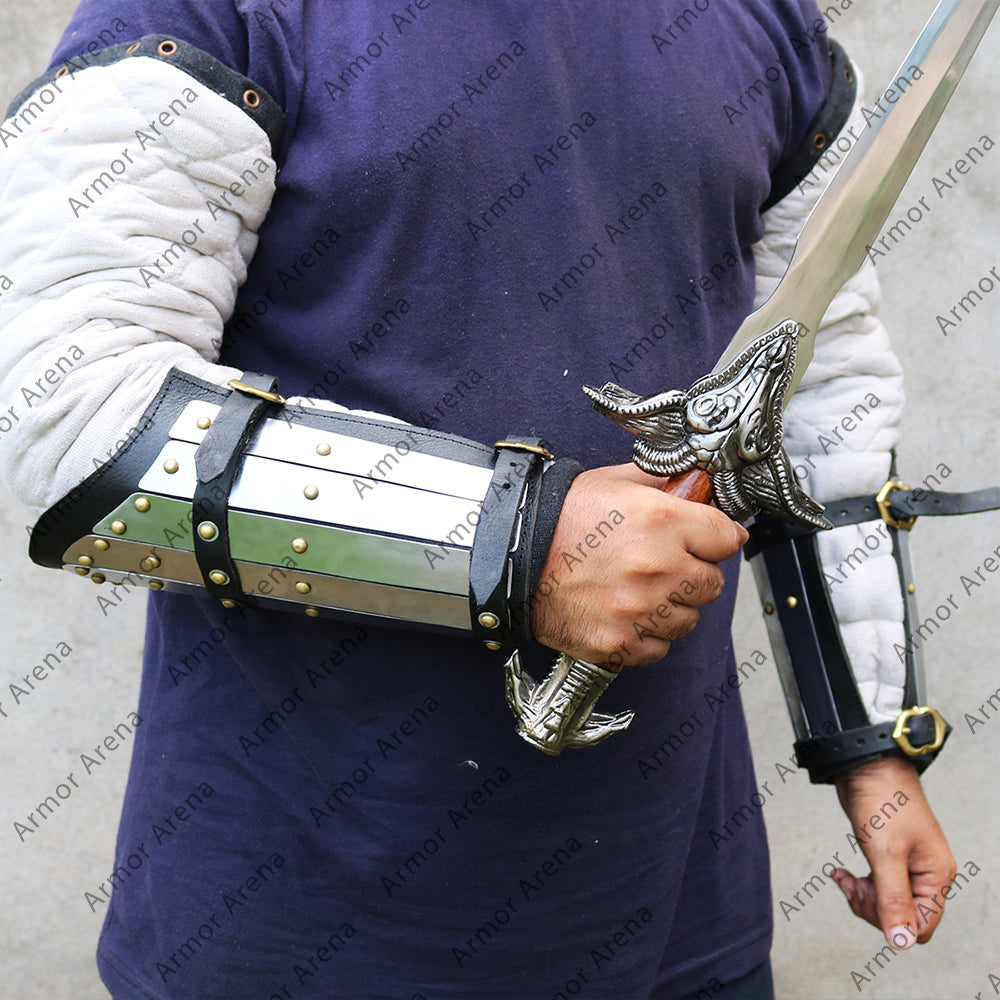 14th Century Splinted Bracers Armor