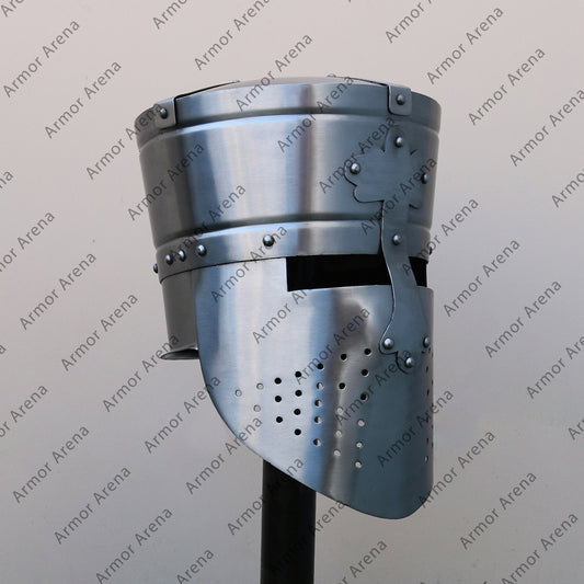 Medieval Knight Templar Helmet