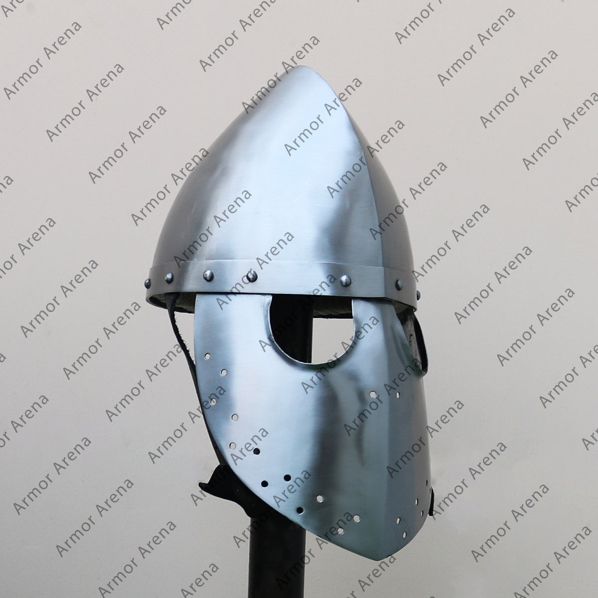 Cabaset Helmet with Faceplate (Sanguessa Medieval Ages)