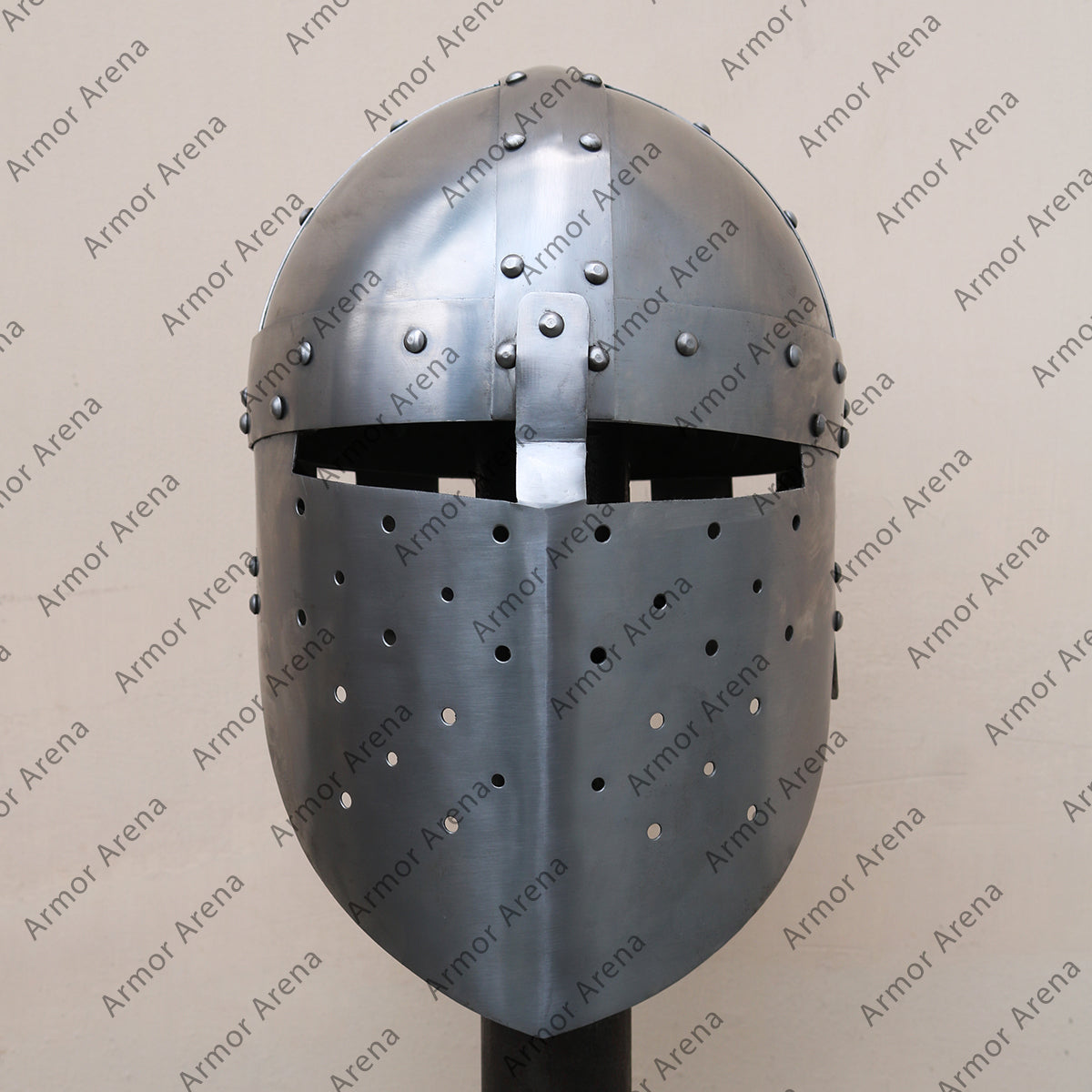 Fluted Norman Helmet