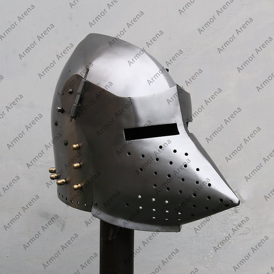 Houndskull Bascinet Helmet 14th,15th century