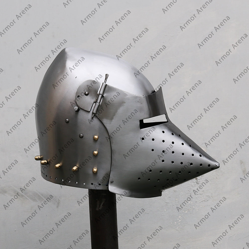 Houndskull Bascinet Helmet 14th,15th century