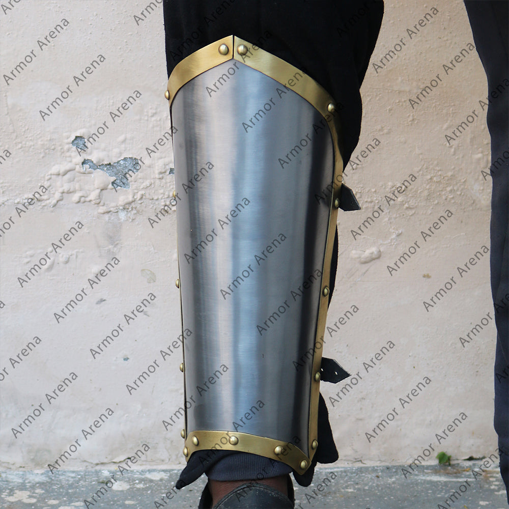 Greave with Brass Edge