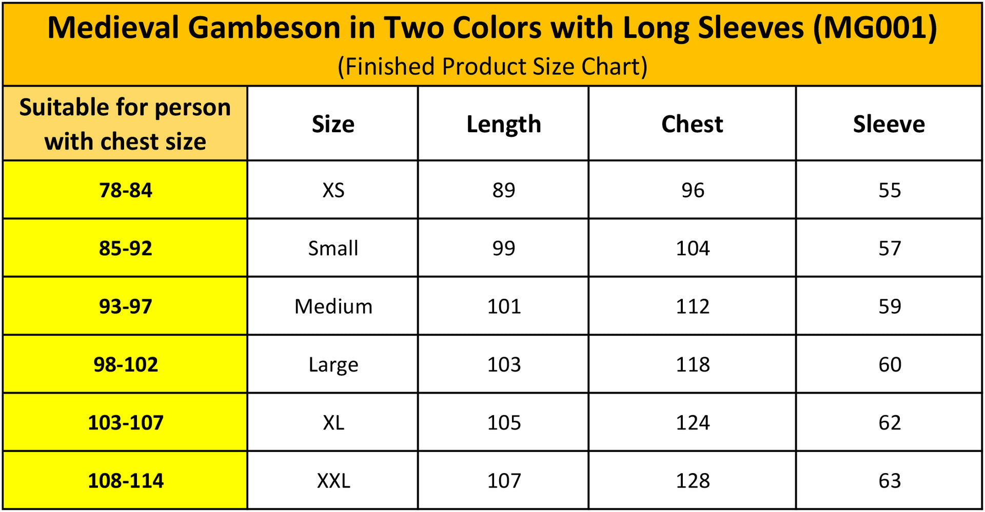 Medieval Gambeson in Two Colors with Long Sleeves and Pointed Bottom