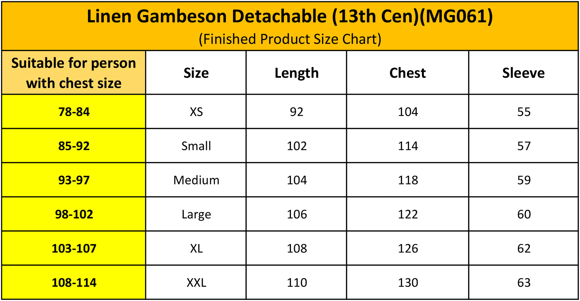 Gambeson Detachable (13th Cen)