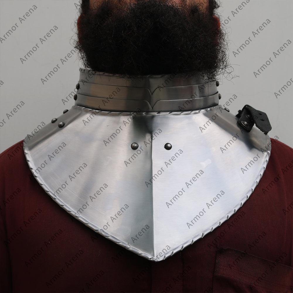 Medieval 15th Century Gorget with Collar