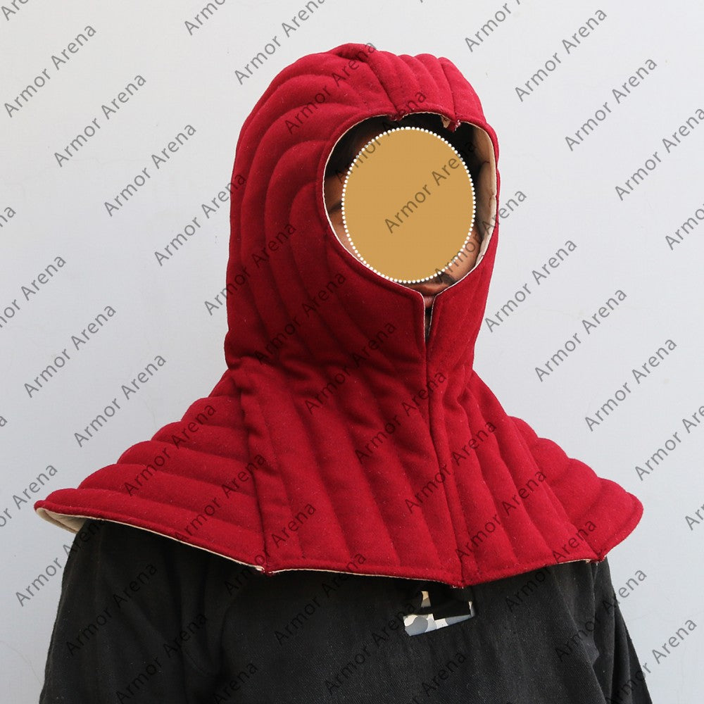 Quilted Wool Hood