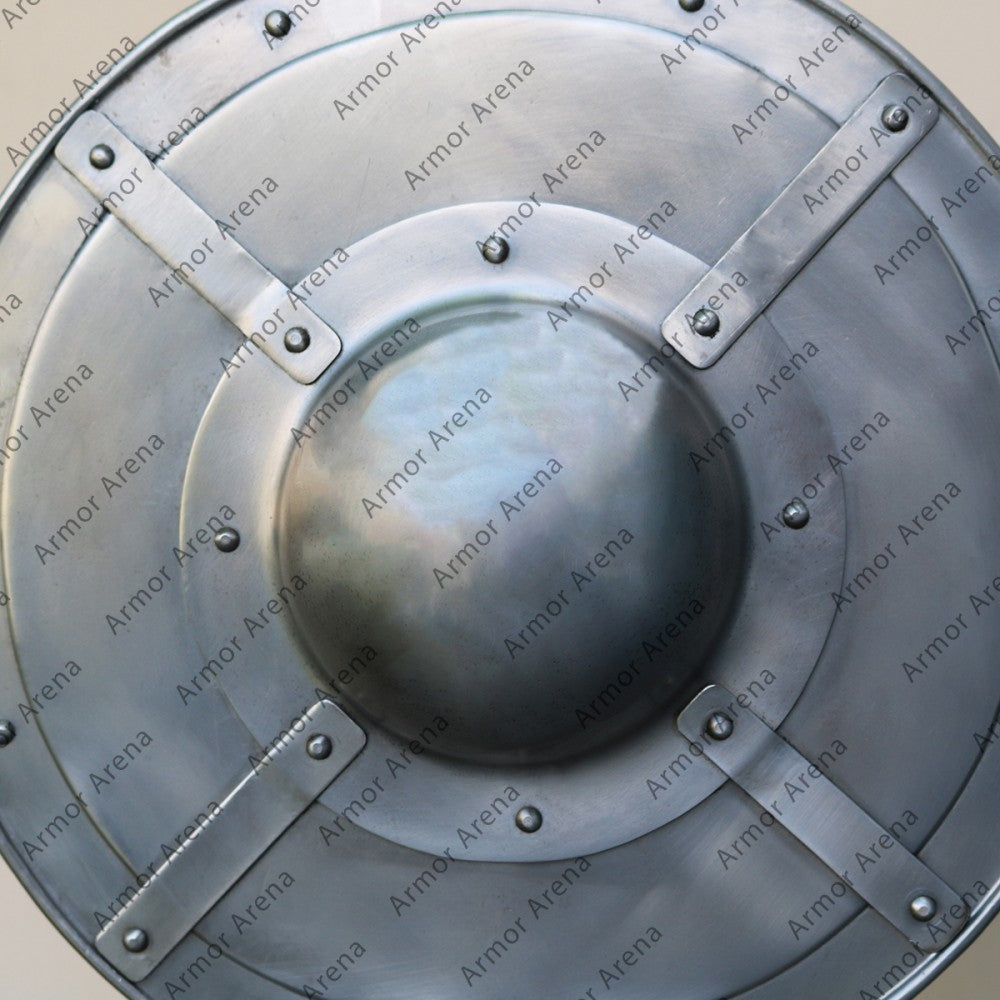 Reinforced Steel Buckler Shield