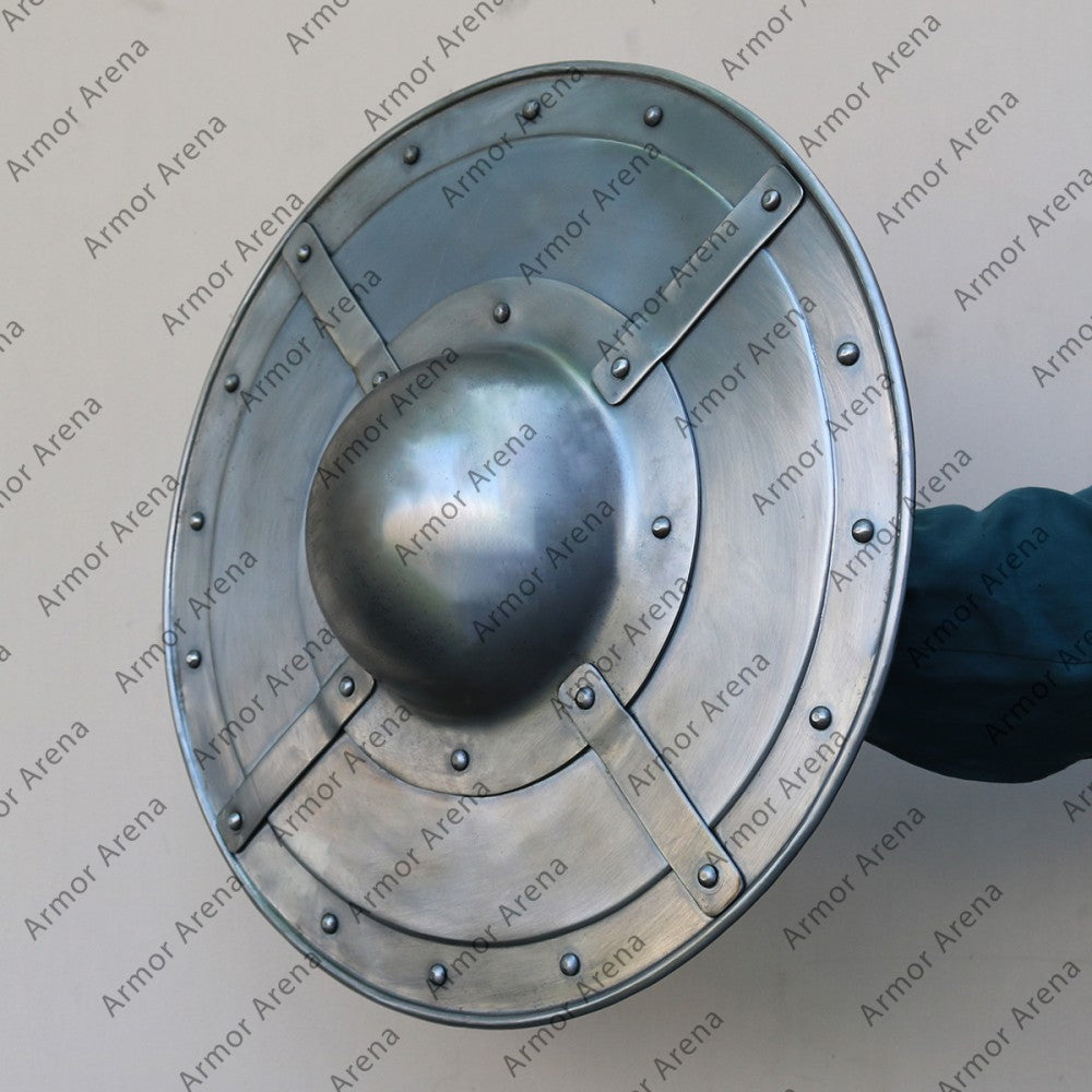 Reinforced Steel Buckler Shield