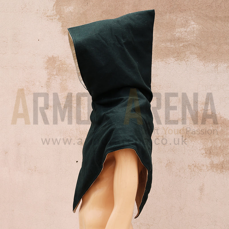 Viking Wool Hood with Linen Lining