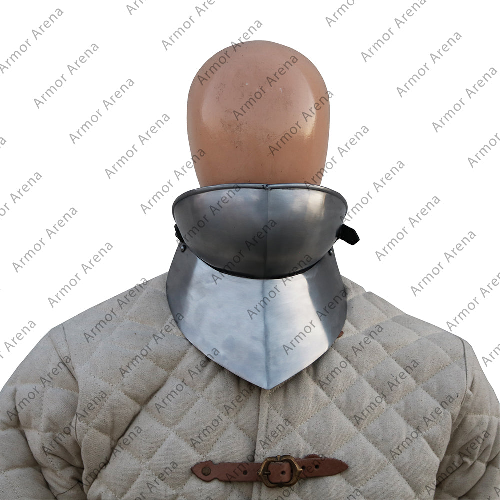 Rigid bevor with gorget 14th and 15th century