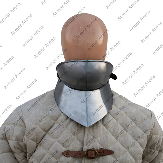 Rigid bevor with gorget 14th and 15th century
