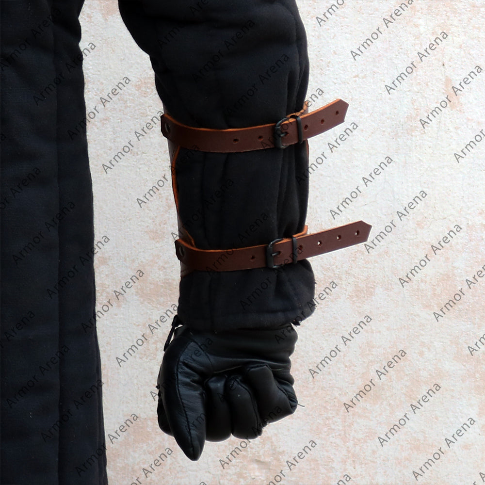 Medieval Leather Bracers