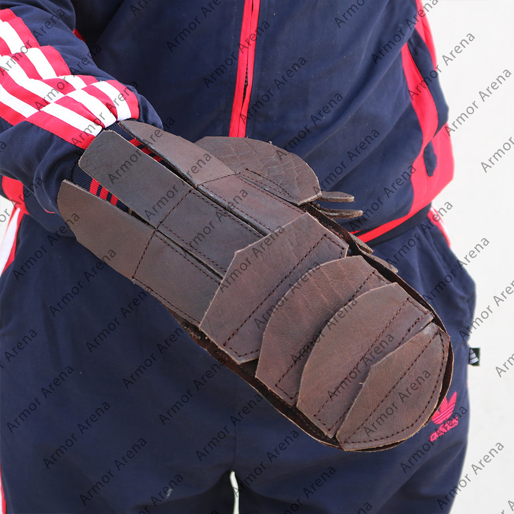 Leather Fighting Gauntlet
