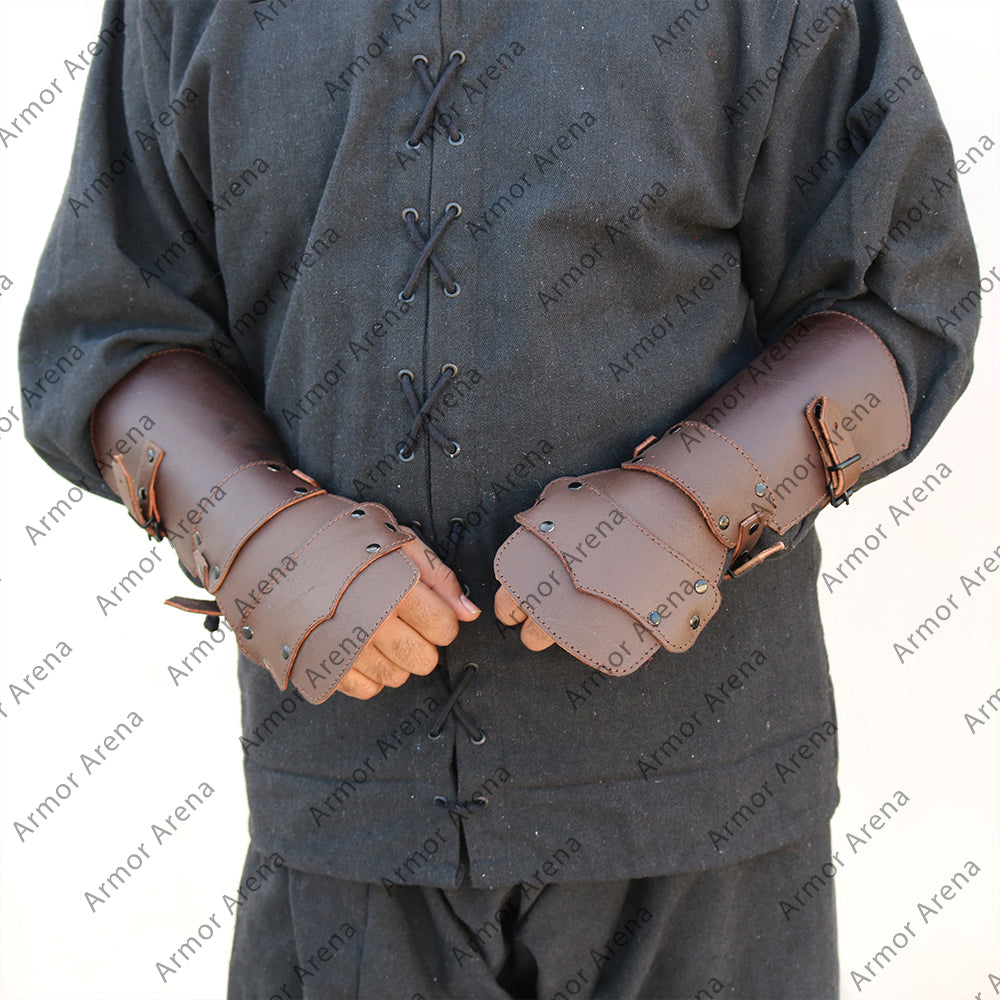 Leather Gauntlets