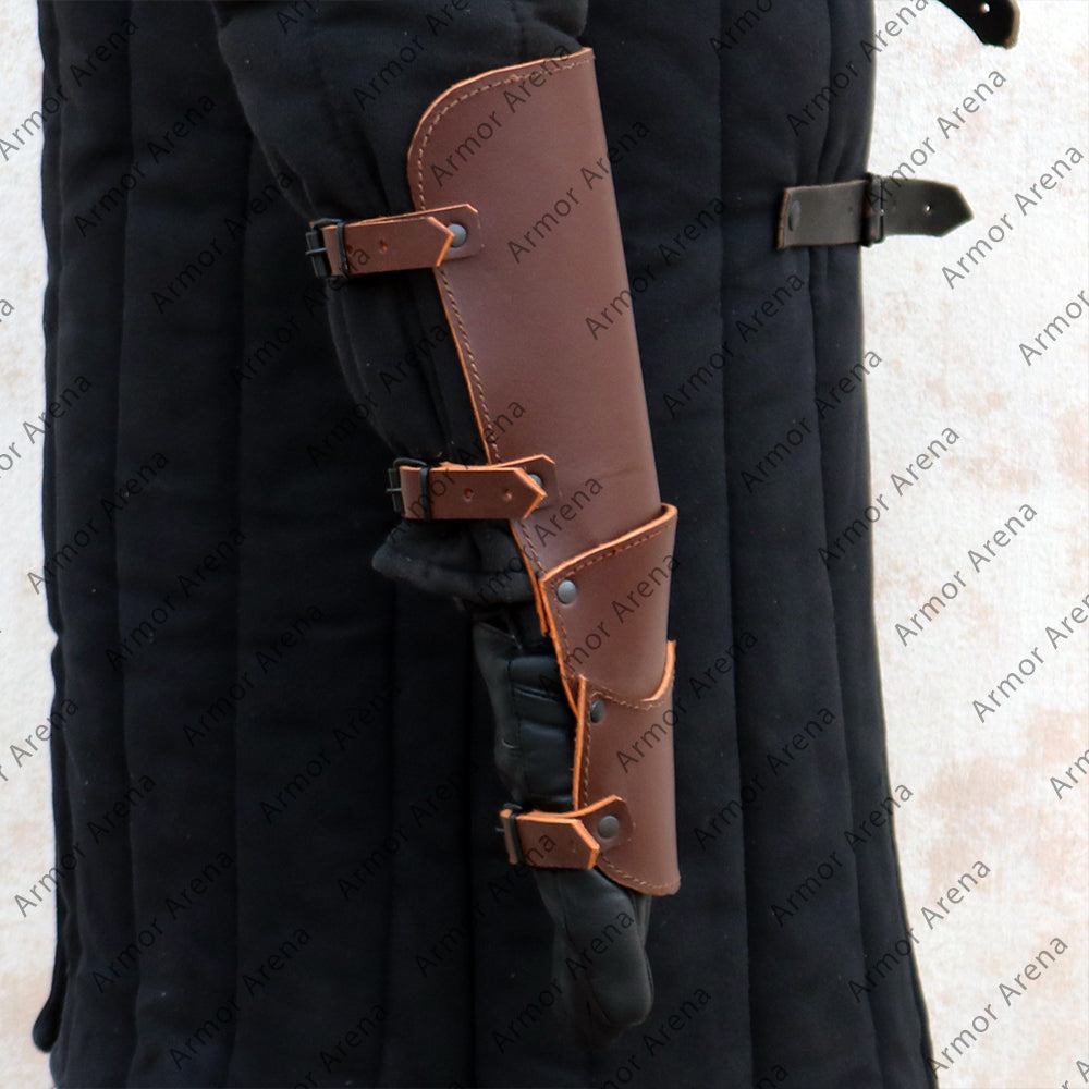 Ecbert Leather Gauntlets