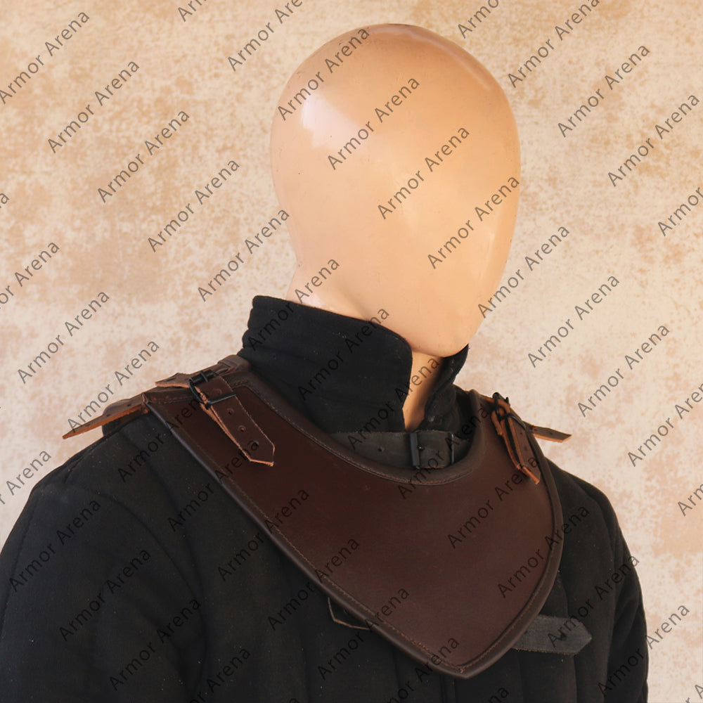 Medieval Leather Gorget