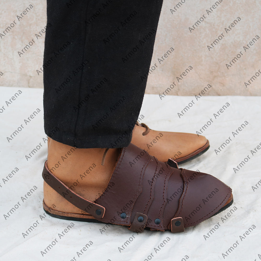 Combat Leather Sabatons
