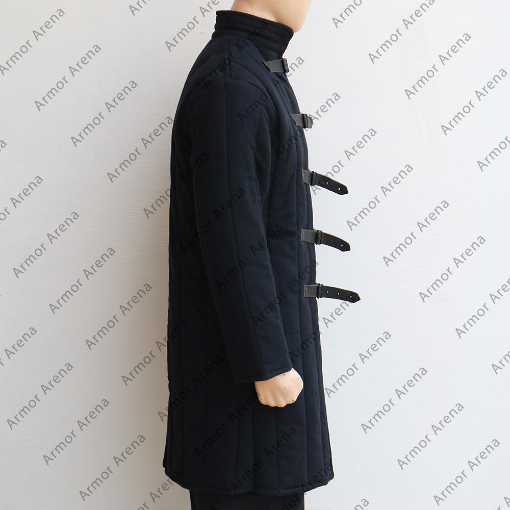 Long Sleeves Gambeson with Straight Bottom