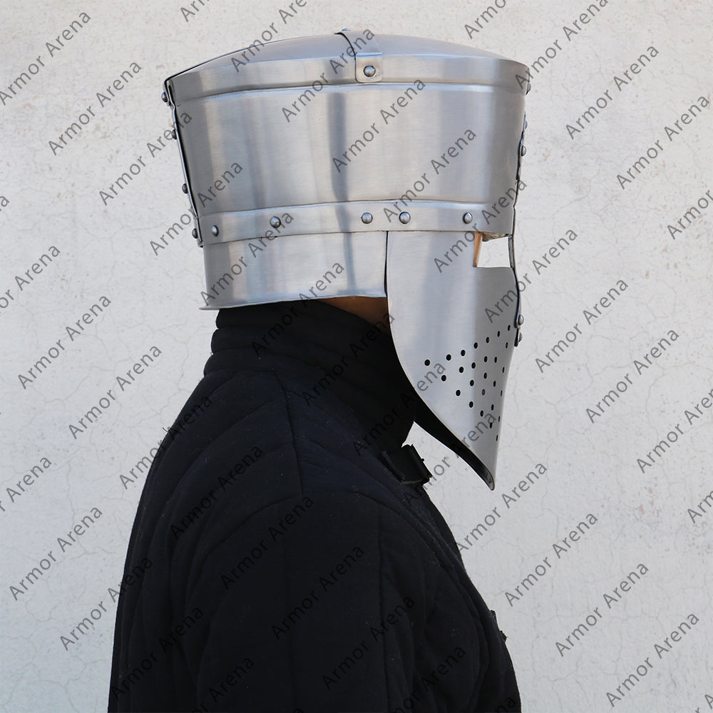 Medieval Knight Templar Helmet