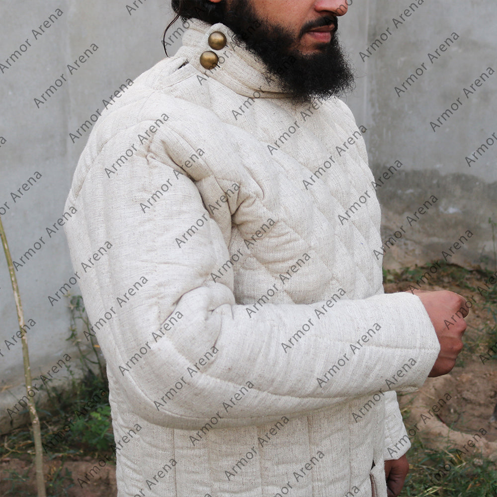 Rhombus Linen Gambeson Maciejowski Bible