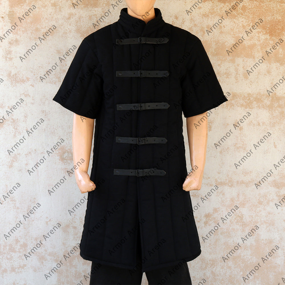 Shorts Sleeves Gambeson with Straight Bottom
